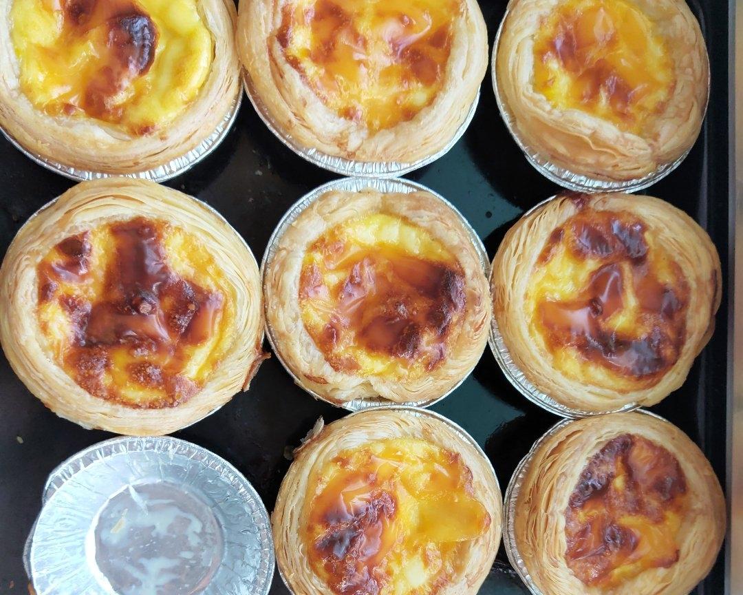 百吉福芝士片蛋挞