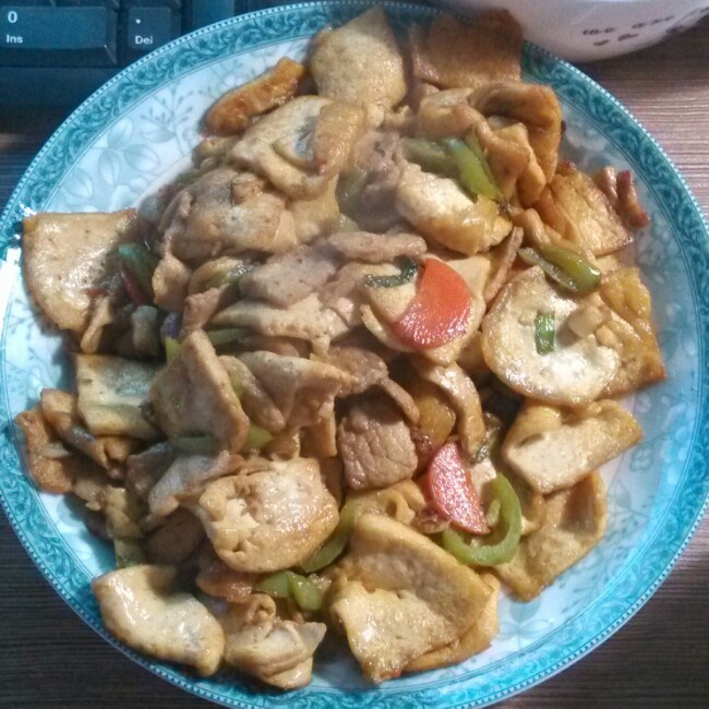 千叶豆腐小炒肉