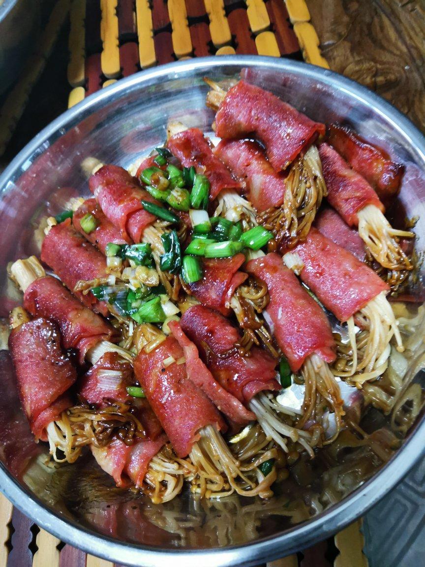 金针菇培根卷