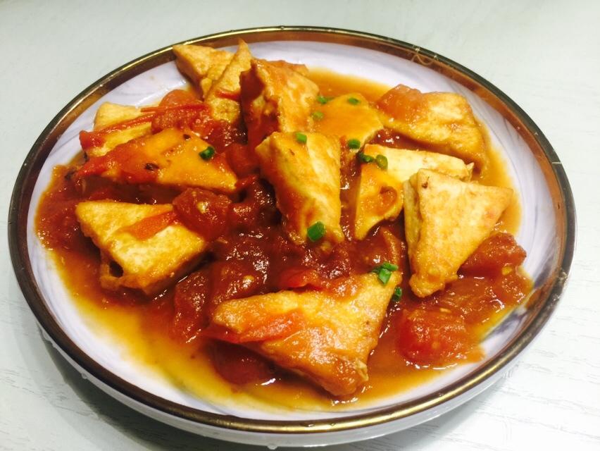 西红柿烧豆腐