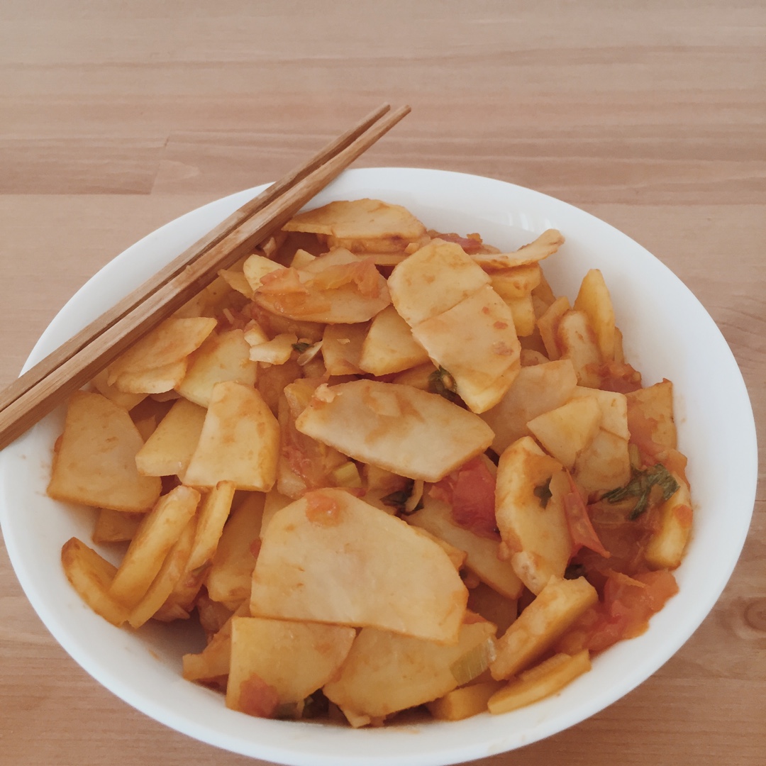 西红柿炒土豆