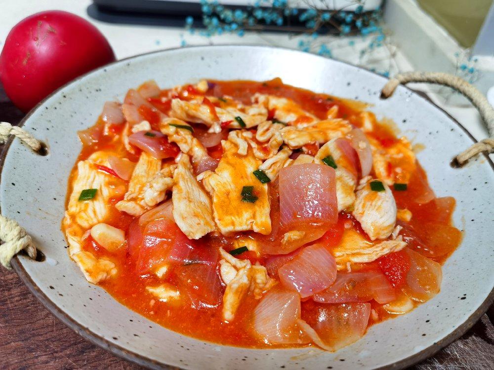 番茄烩鸡片【松下分体式电饭煲】