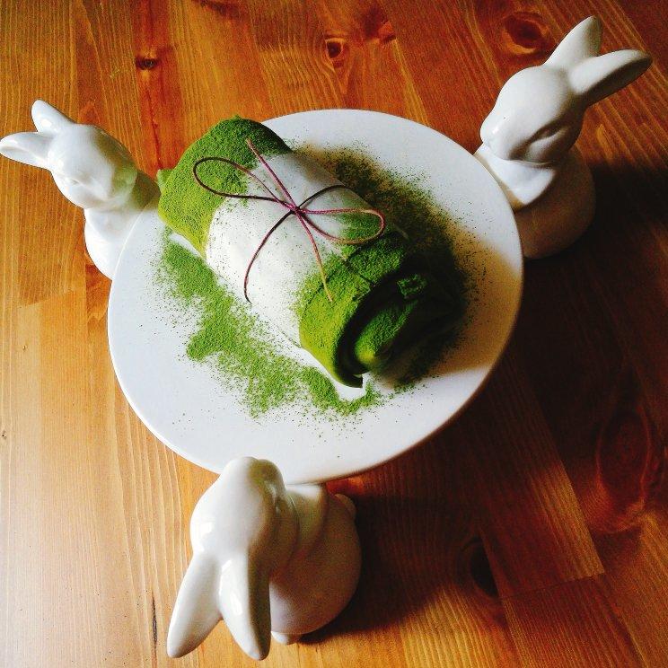 抹茶奶冻毛巾卷【曼食慢语】
