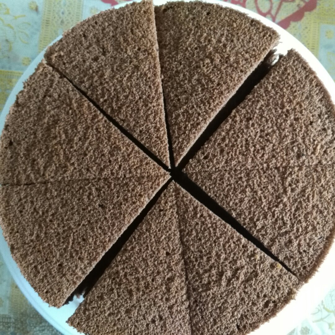 戚风蛋糕完美脱模+切片
