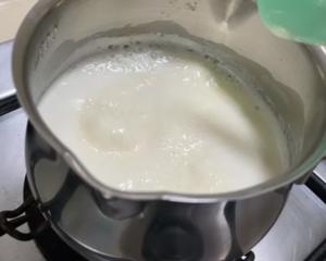 白玉抹茶冻-抹茶奶冻冰激淋碗的做法 步骤2
