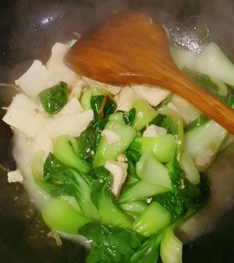 油菜炖豆腐