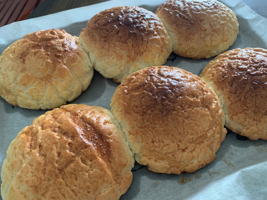 从小吃到大的【港式菠萝包】/ 冰火菠萝油详细步骤