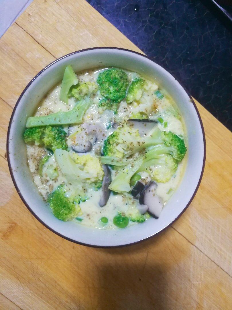 五分钟鸡蛋豆腐羹（附盒装豆腐脱模大法！）