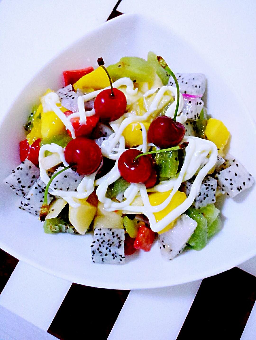 dmqf0110做的酸奶水果沙拉