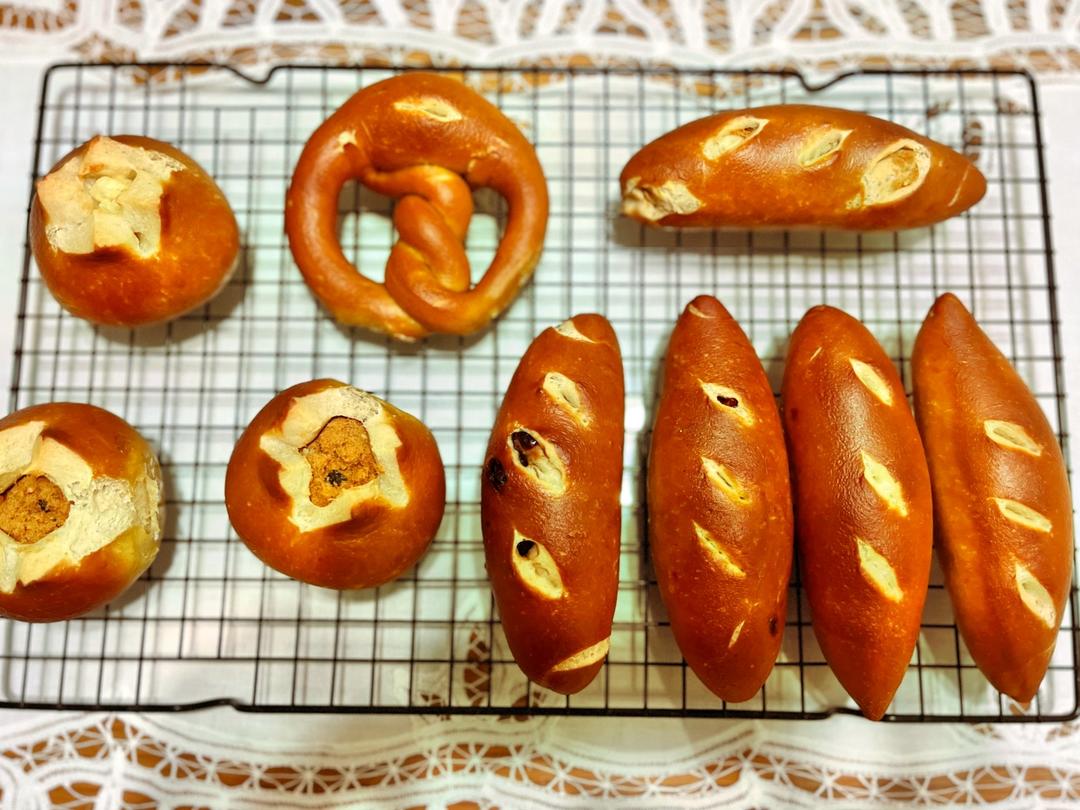 德式碱水面包｜经典碱水结｜普雷结｜0糖低卡｜免发酵｜免手套膜