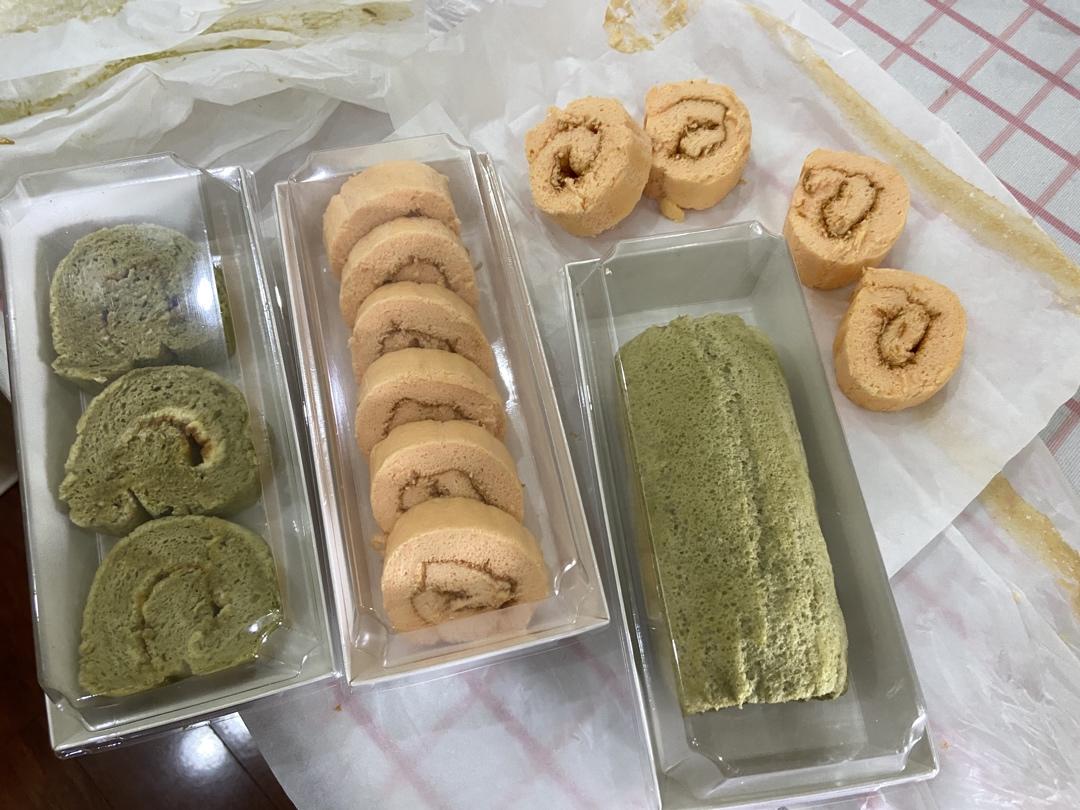 无油酸奶奶酪双享大理石蛋糕卷