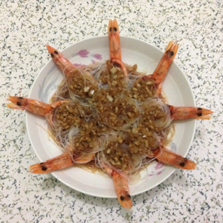 蒜蓉粉丝蒸虾