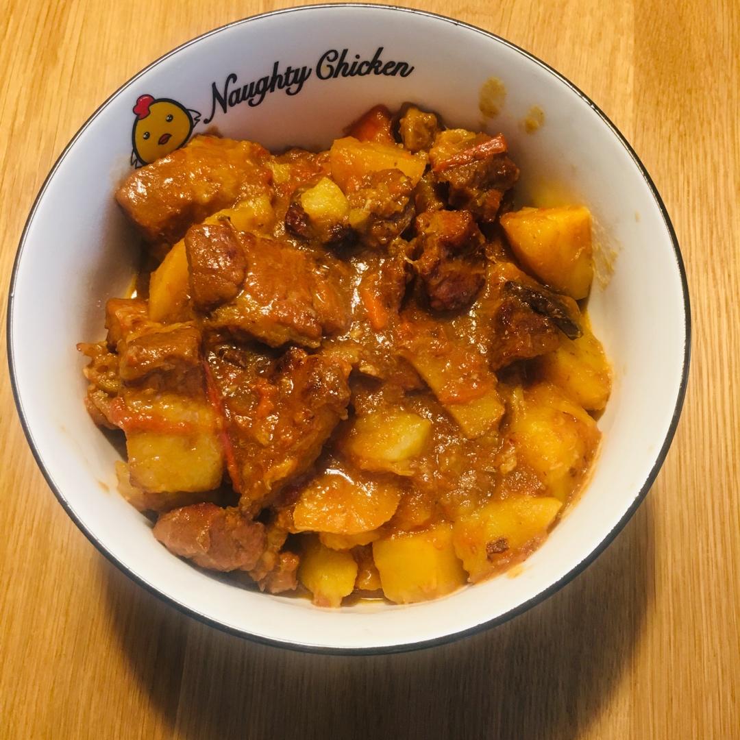 番茄土豆炖牛腩