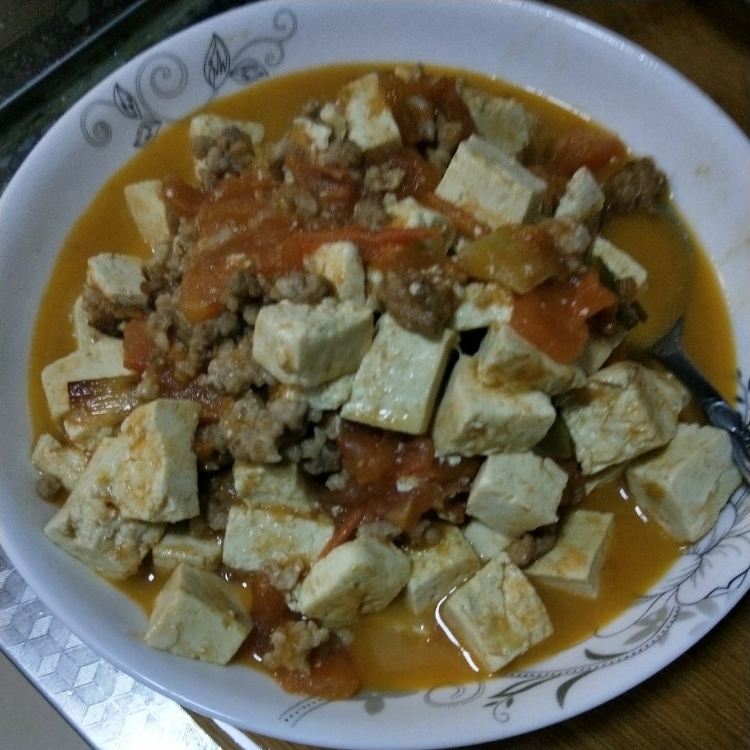 肉末番茄豆腐