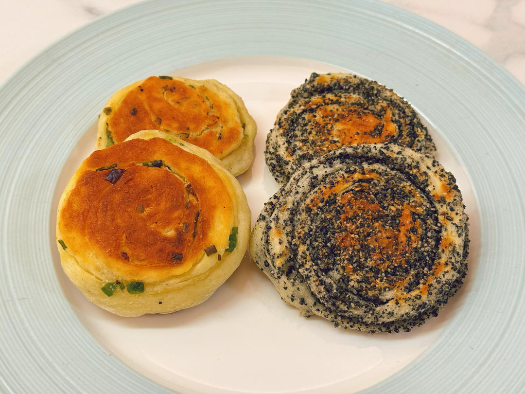 千层葱油饼