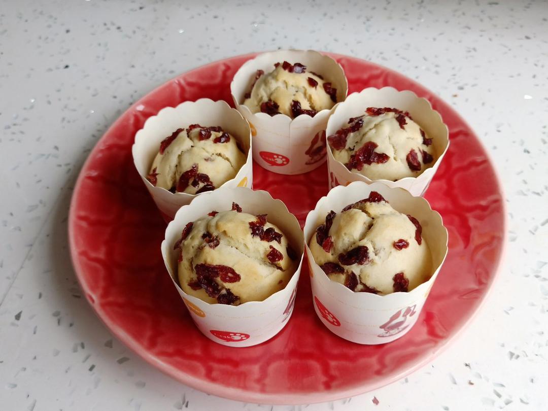 少女心的香蕉蔓越莓玛芬