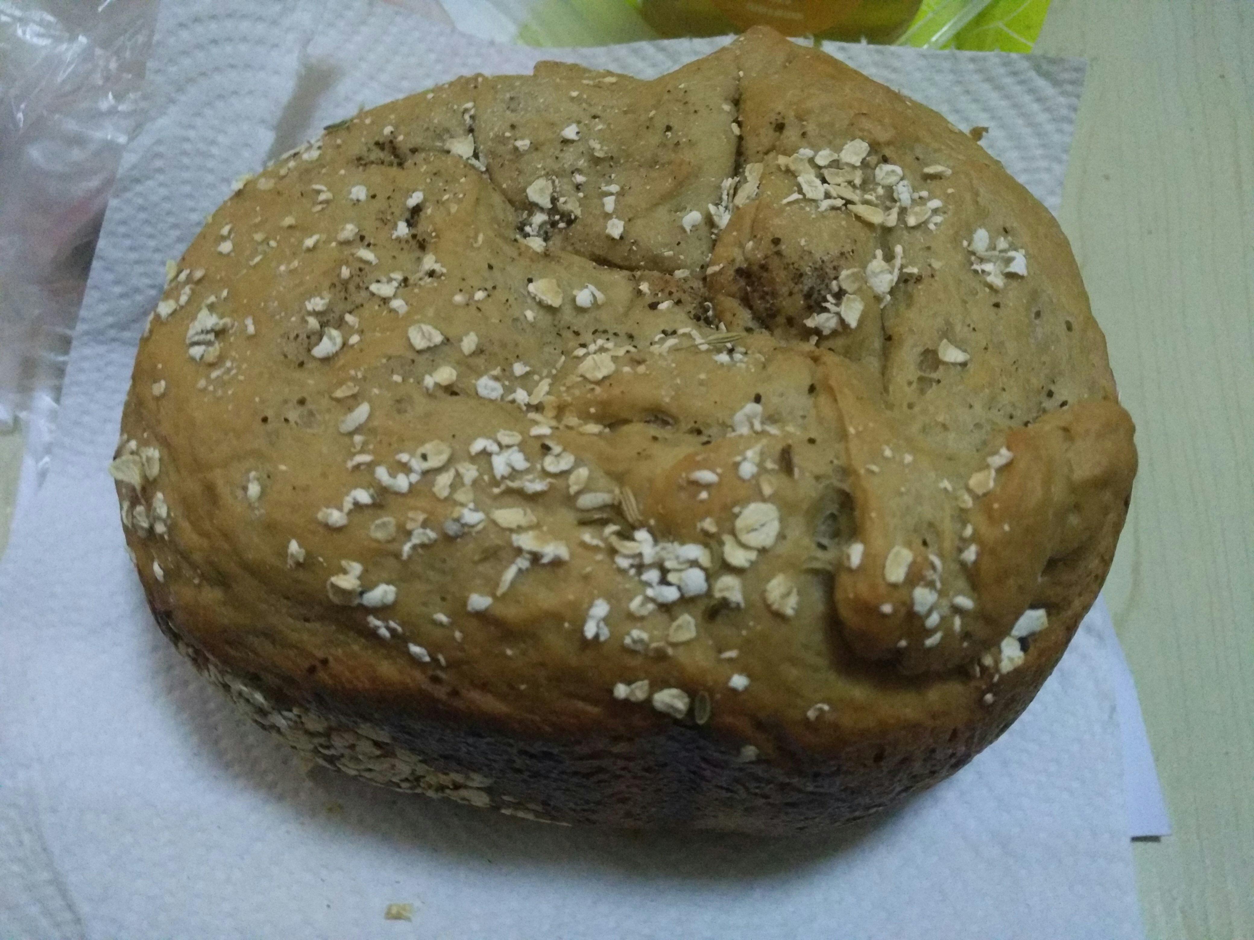 面包机纯莜面面包！无需高筋面粉！的做法