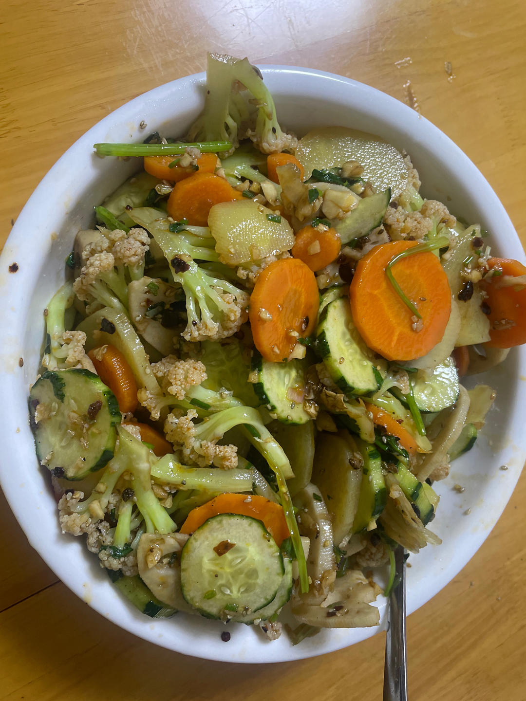 凉拌双花（西蓝花菜花）