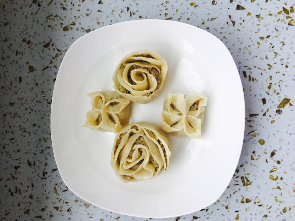 玫瑰花饺子