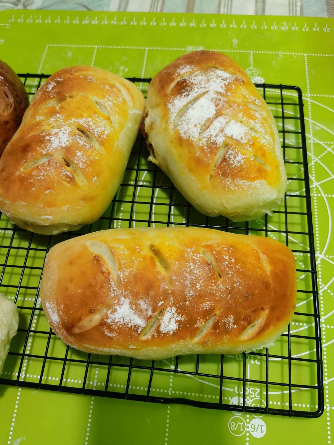 芝士新奥尔良鸡肉软欧包