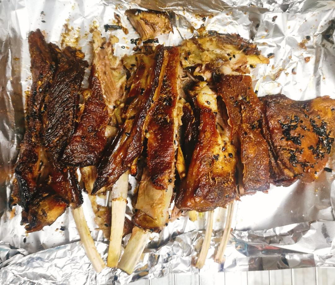 地道蒙餐：烤羊排(家用烤箱版)
