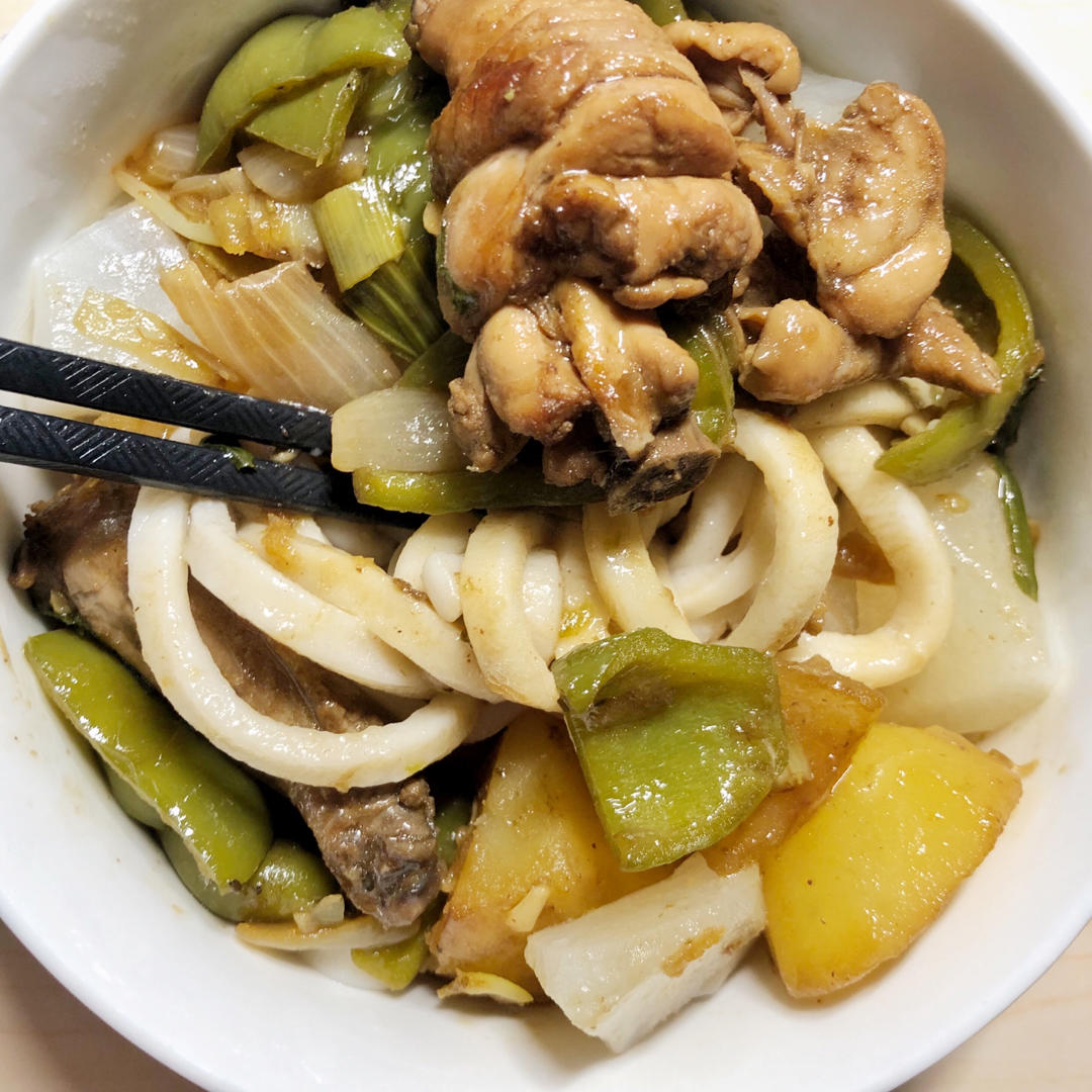 鸡肉菜谱6⃣️-大盘鸡（超简易家常版）