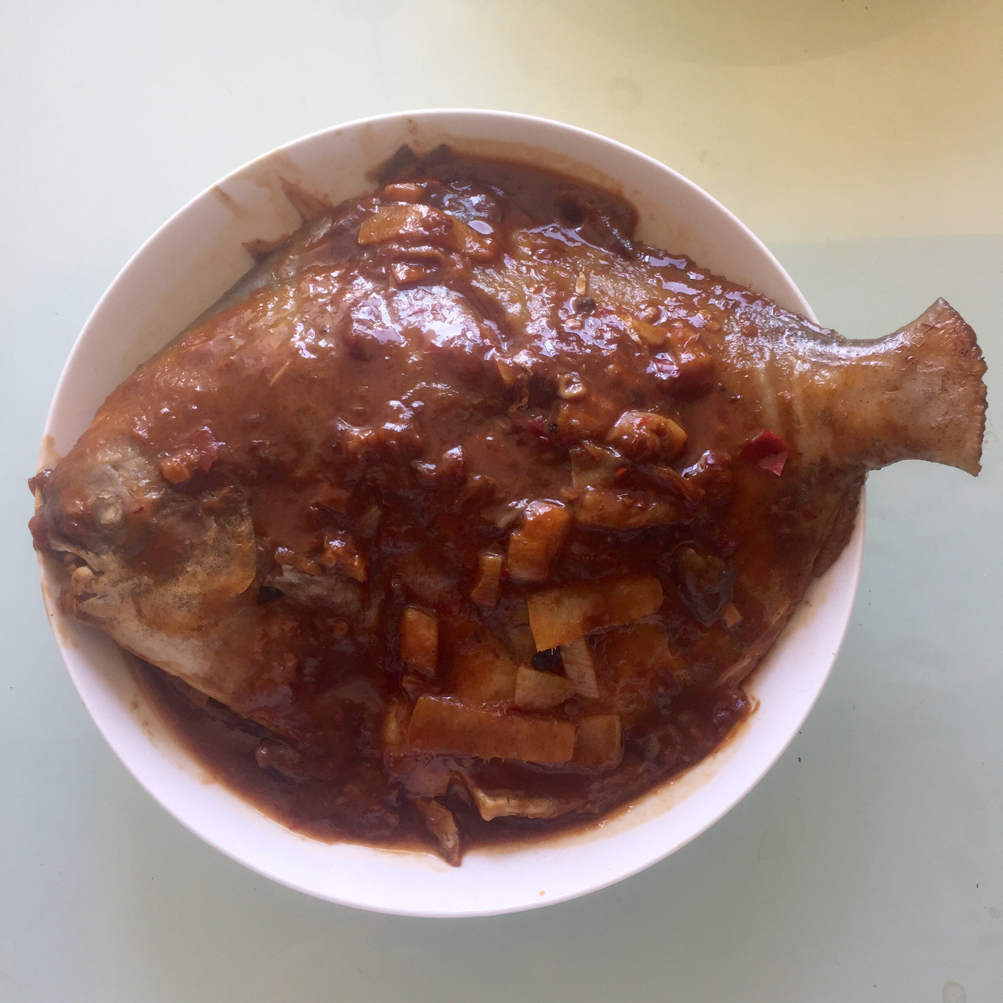 家常红烧鲳鱼