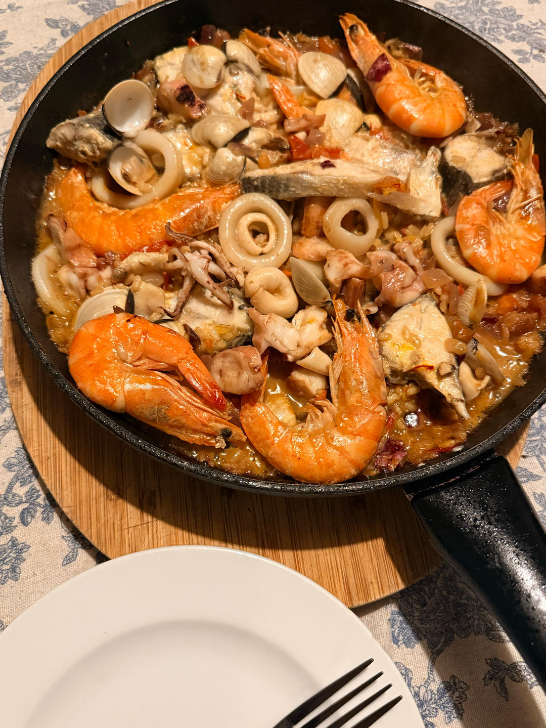 【曼食慢语】Seafood Paella 西班牙海鲜饭