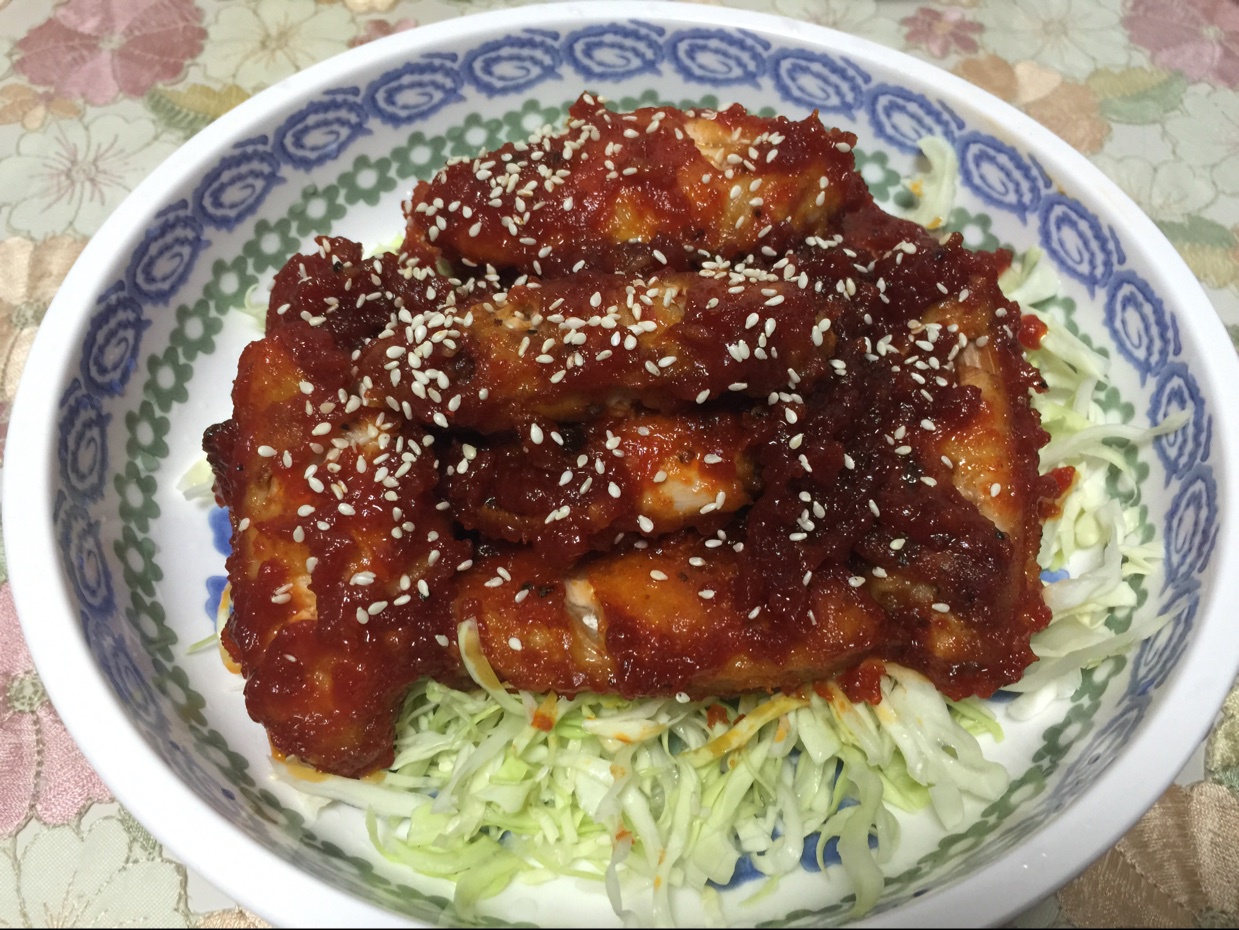 韩式辣酱炸鸡块