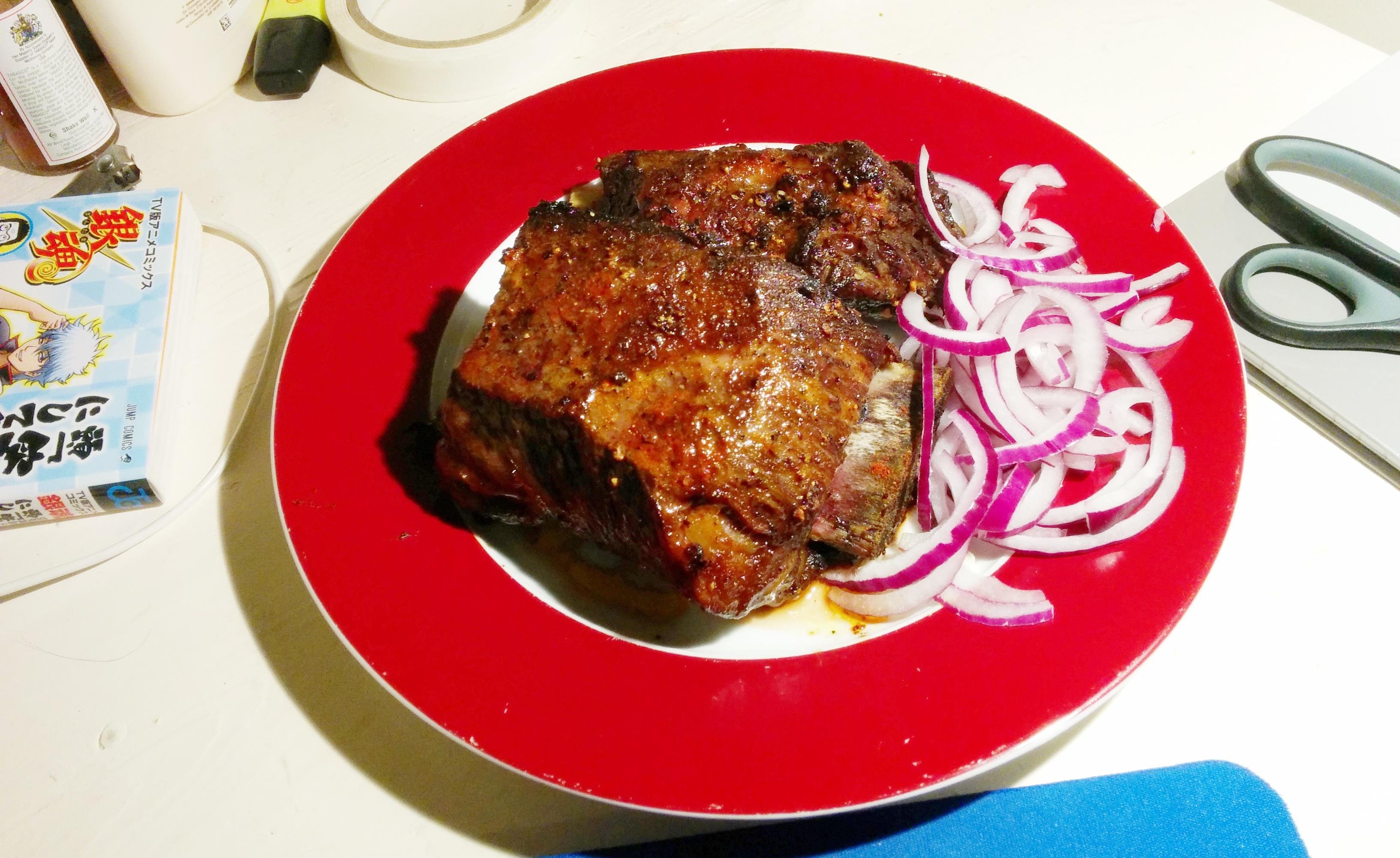 蒜香烤牛仔骨(Roast beef short ribs) 简化版的做法