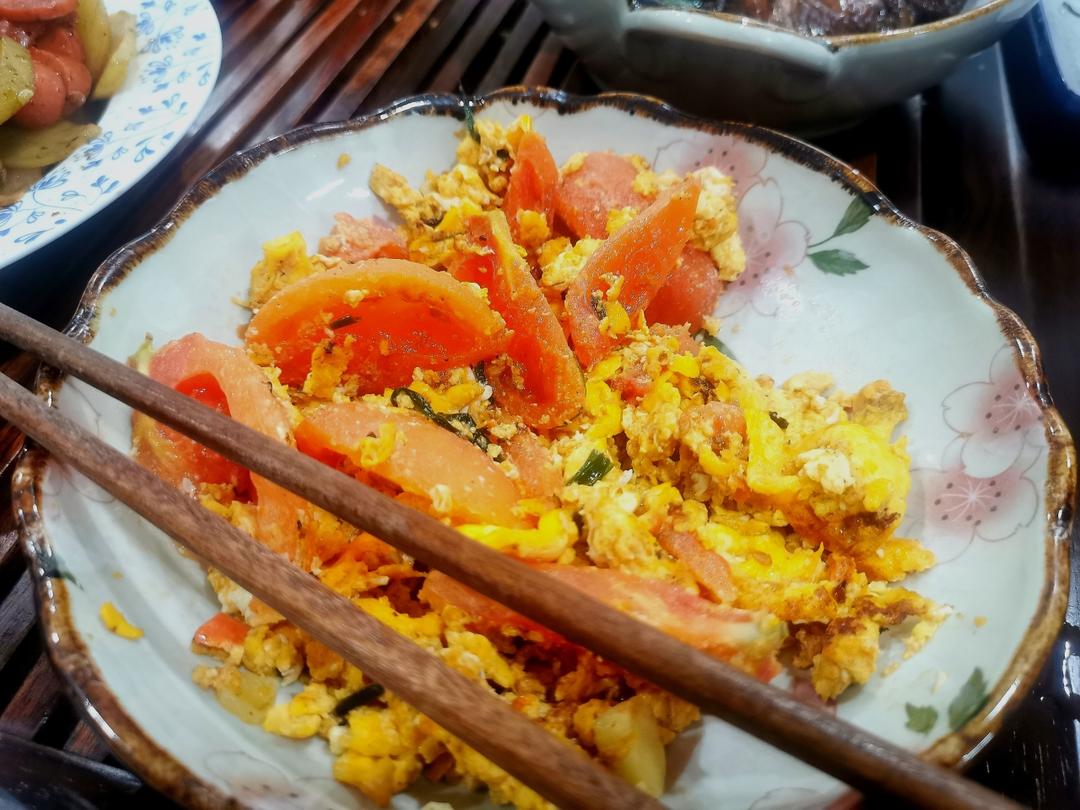 西红柿炒鸡蛋