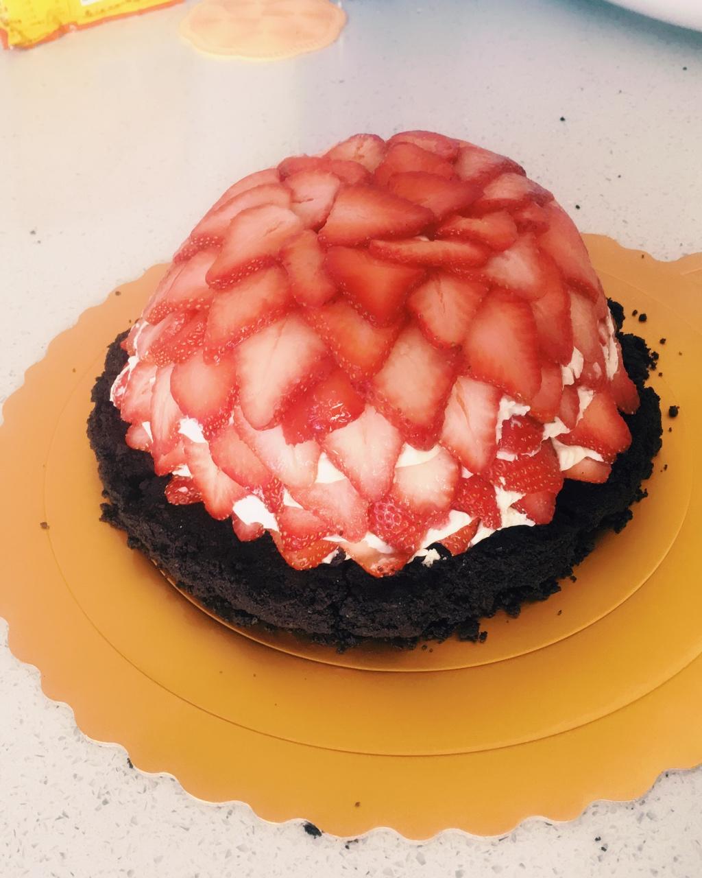 我的巴黎厨房丨no-bake草莓芝士蛋糕