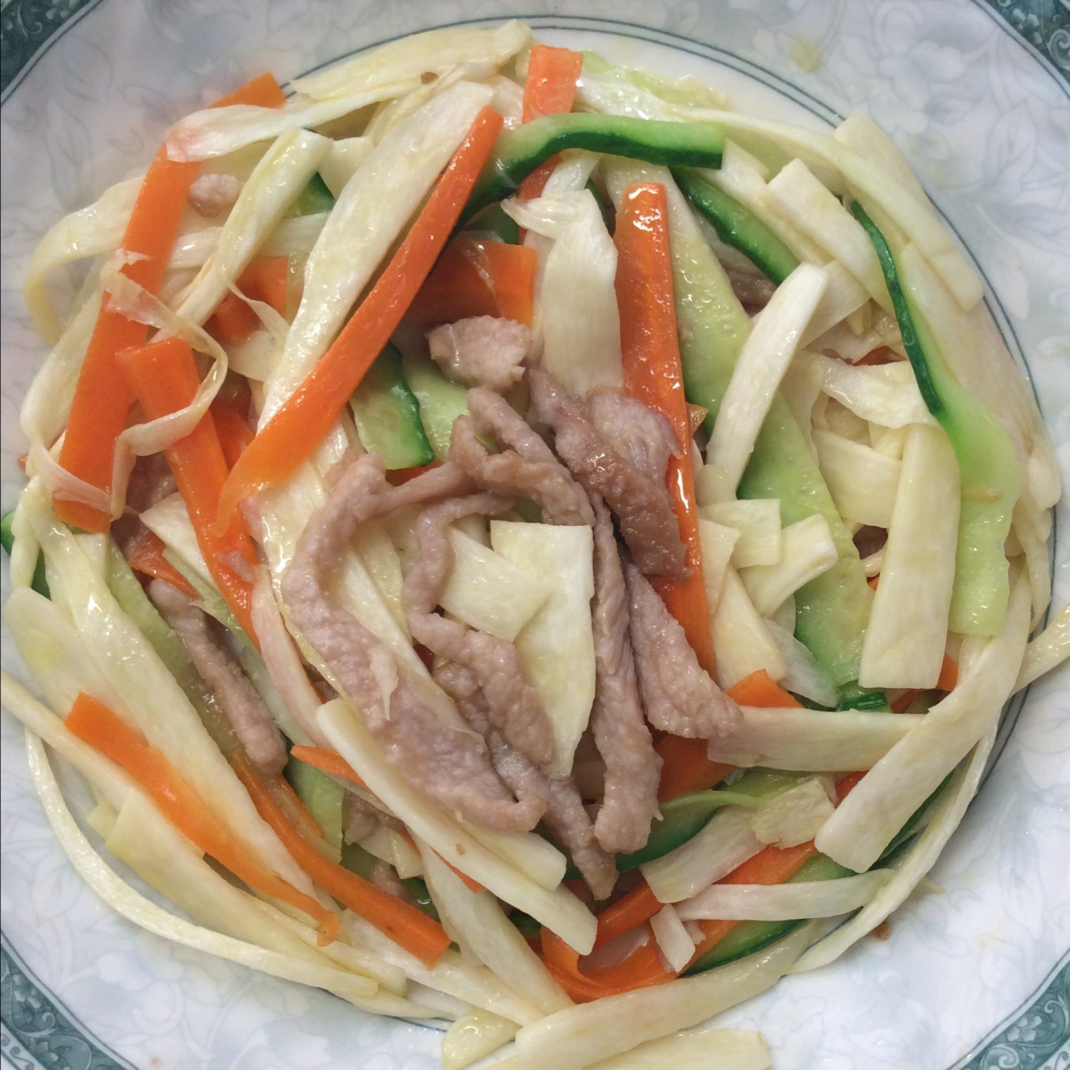 茭白肉丝