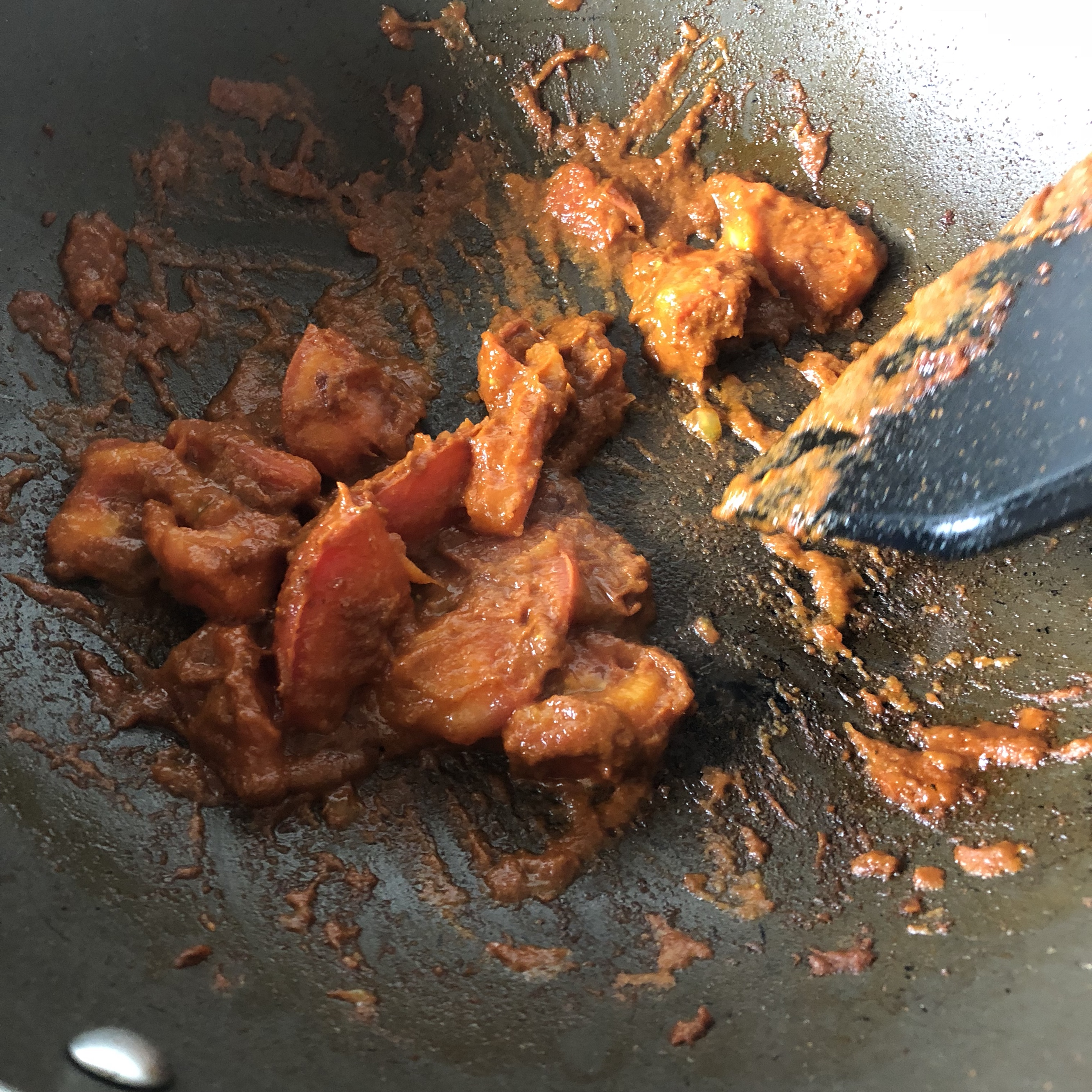 红咖喱番茄虾（治愈夏天的没胃口）的做法 步骤4