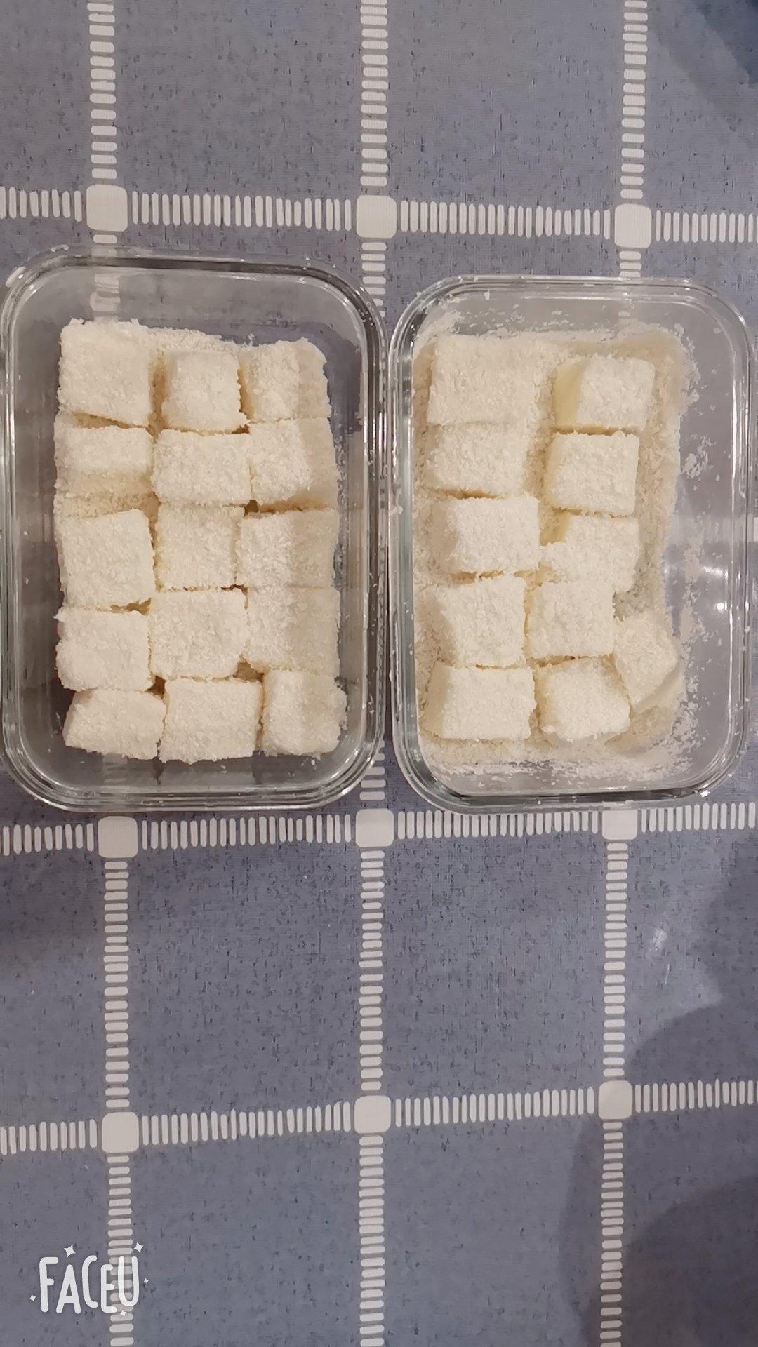 完胜85度C牛奶椰丝小方