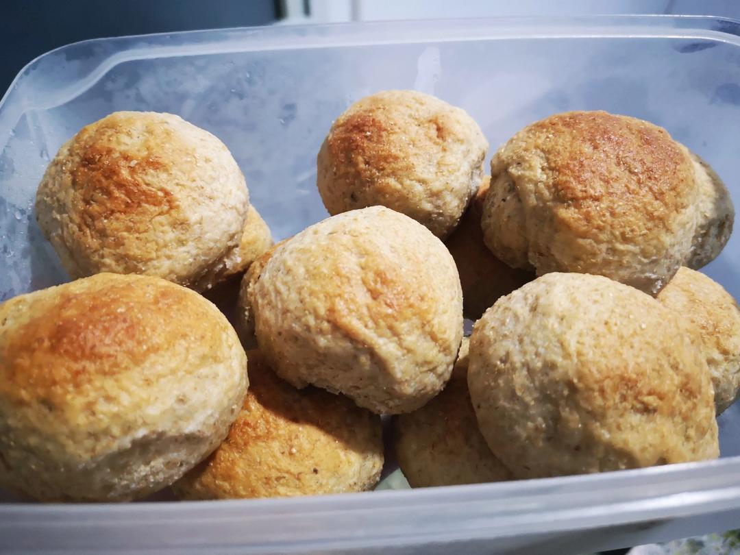 牛奶香蕉全麦面包 100%全麦 50%香蕉 无油