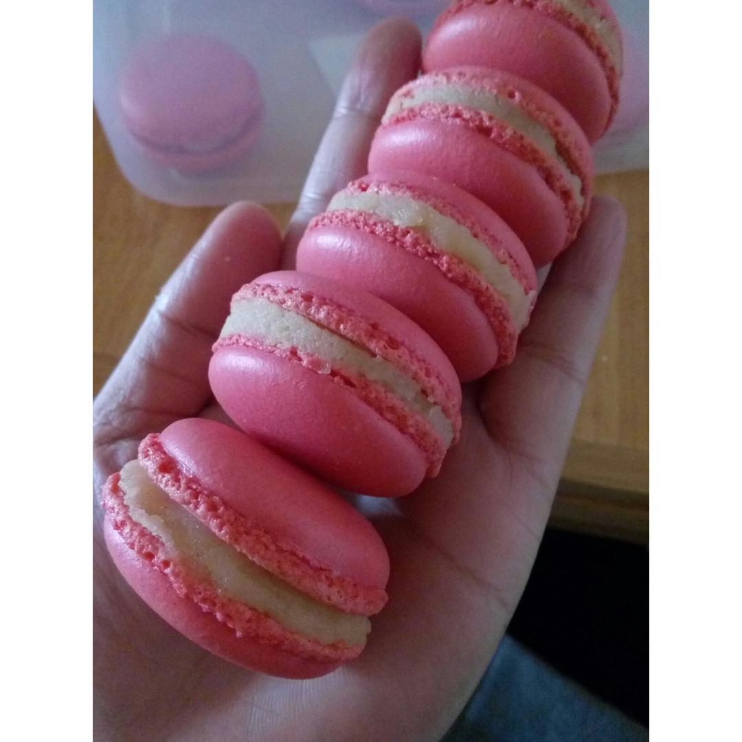 三个橙子意式马卡龙教程的全部作品