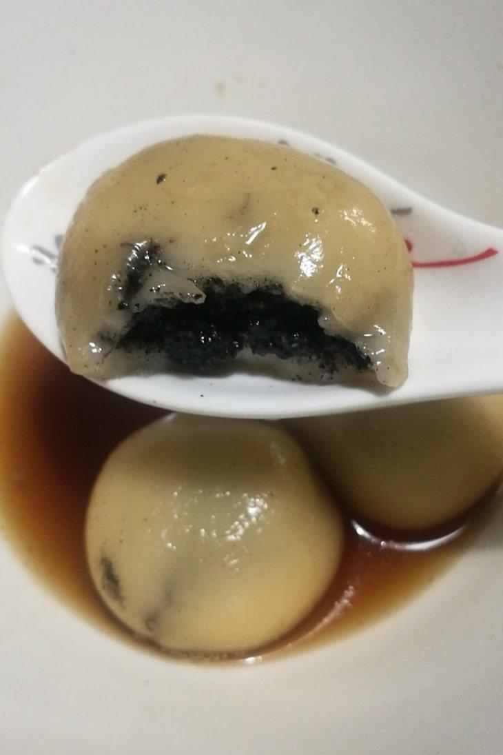 意外成厨子做的红糖椰汁年糕&流沙黑芝麻汤圆&心太软