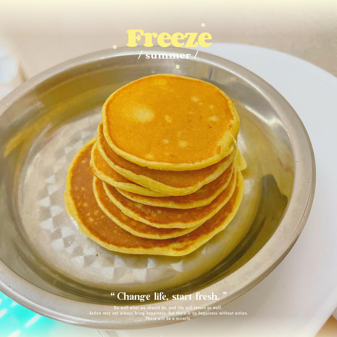 宝宝辅食：苹果奶香松饼