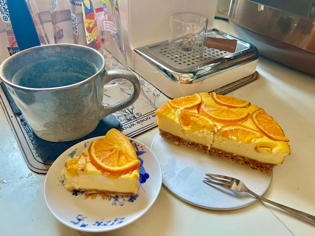香橙酸奶芝士蛋糕❤️消耗奶油奶酪