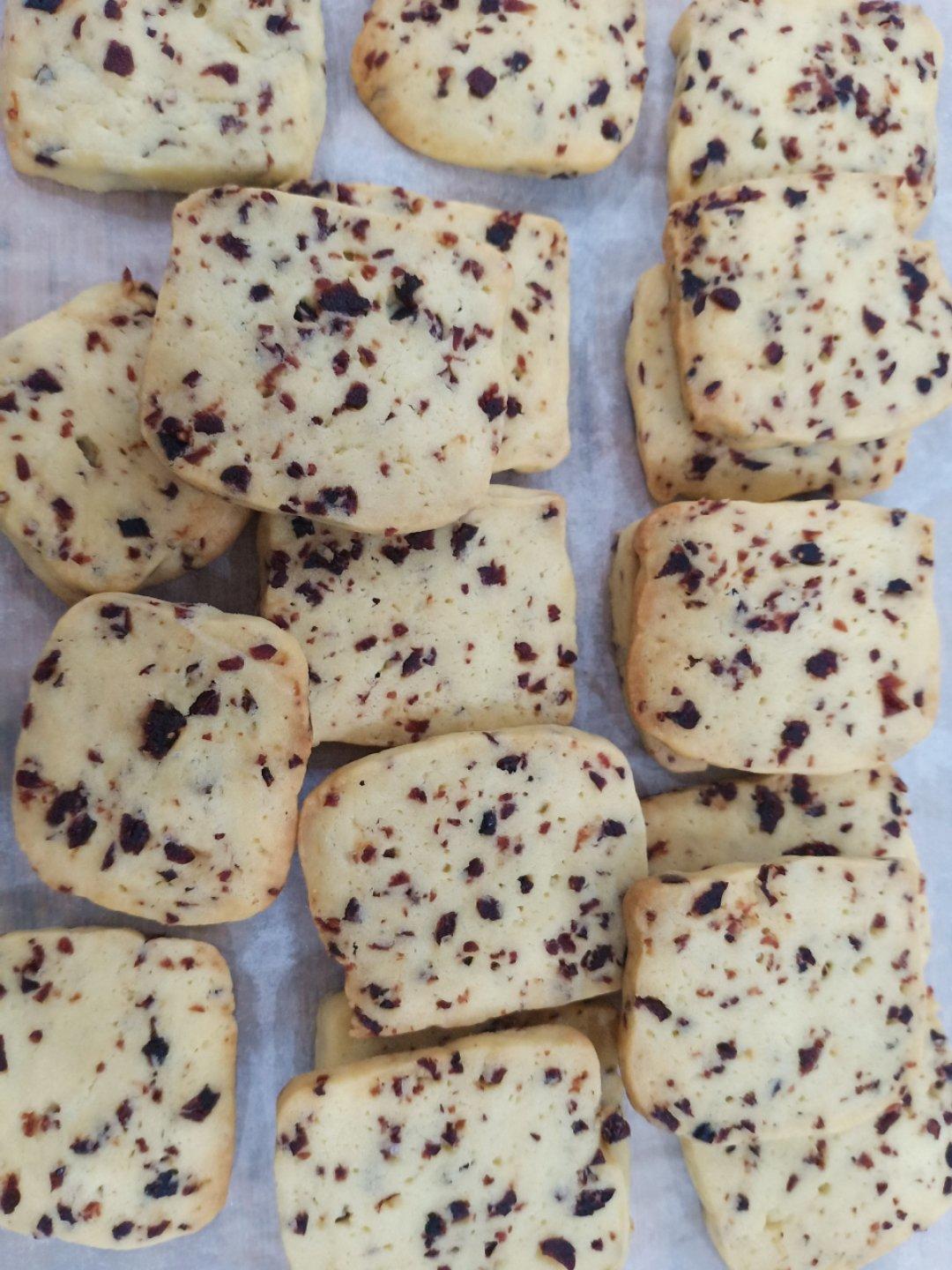 低糖少油版蔓越莓饼干