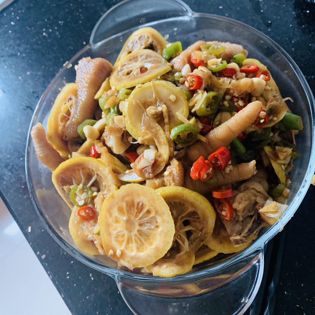 🍋柠檬百香果🌶️酸辣网红鸡爪
