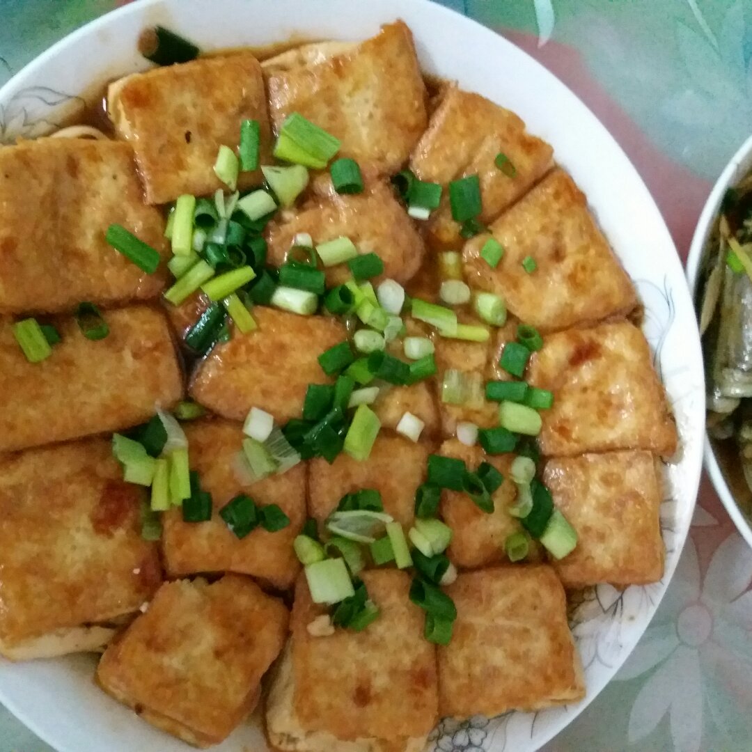 蚝油嫩豆腐