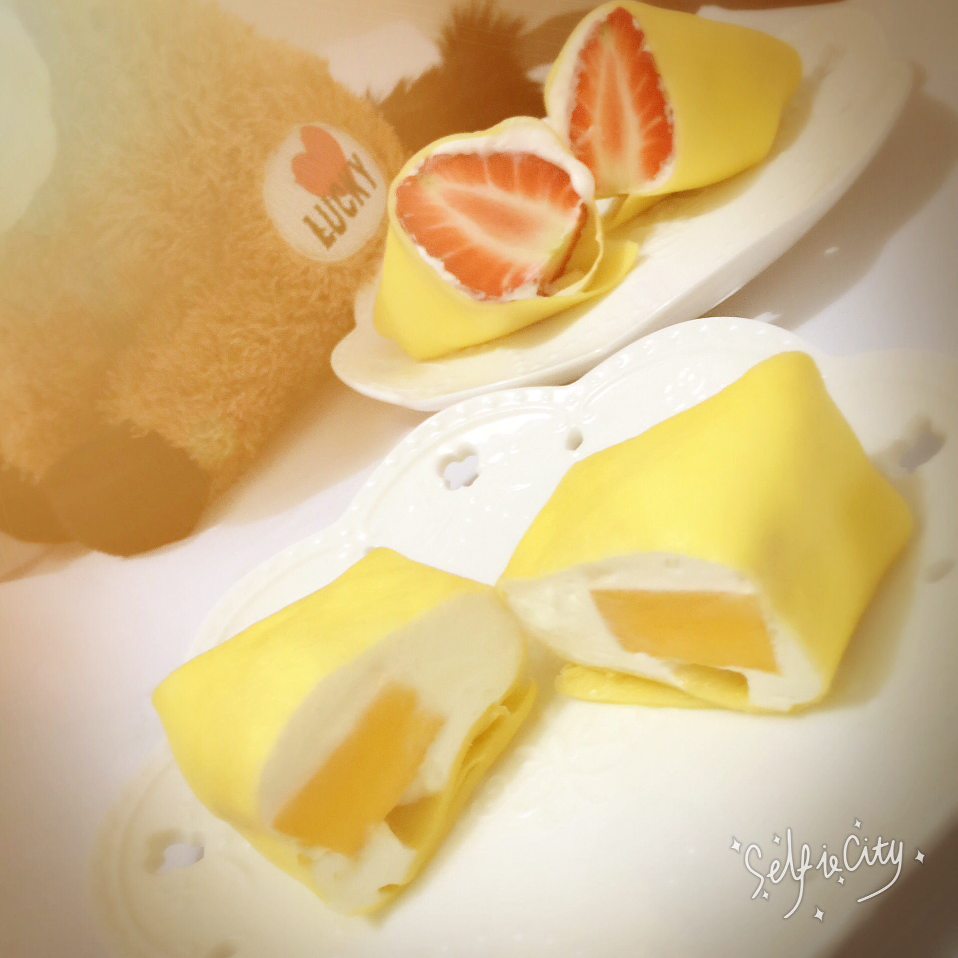 甜佑甜私房甜品做的《tinrry下午茶》教你做芒果班戟和芒果千层饼