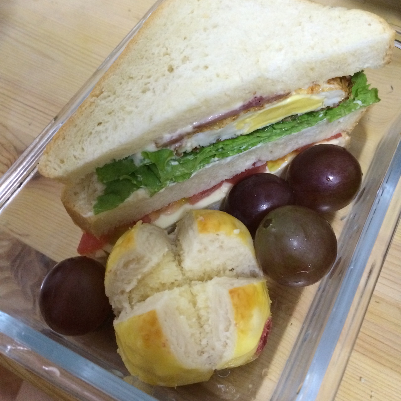 早餐 培根 三明治