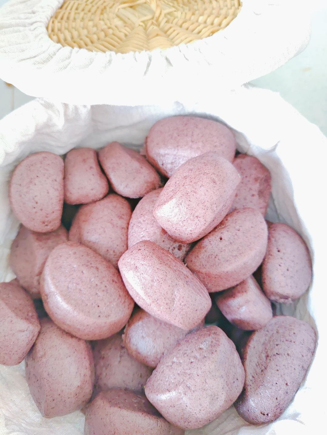 黑米馒头//很简单却很健康‼️