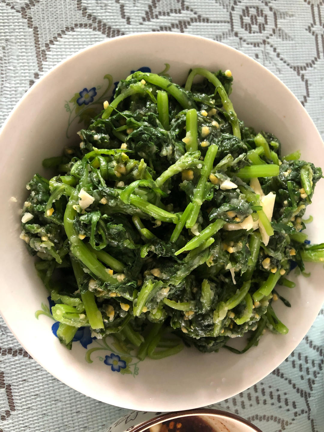 粉蒸茼蒿