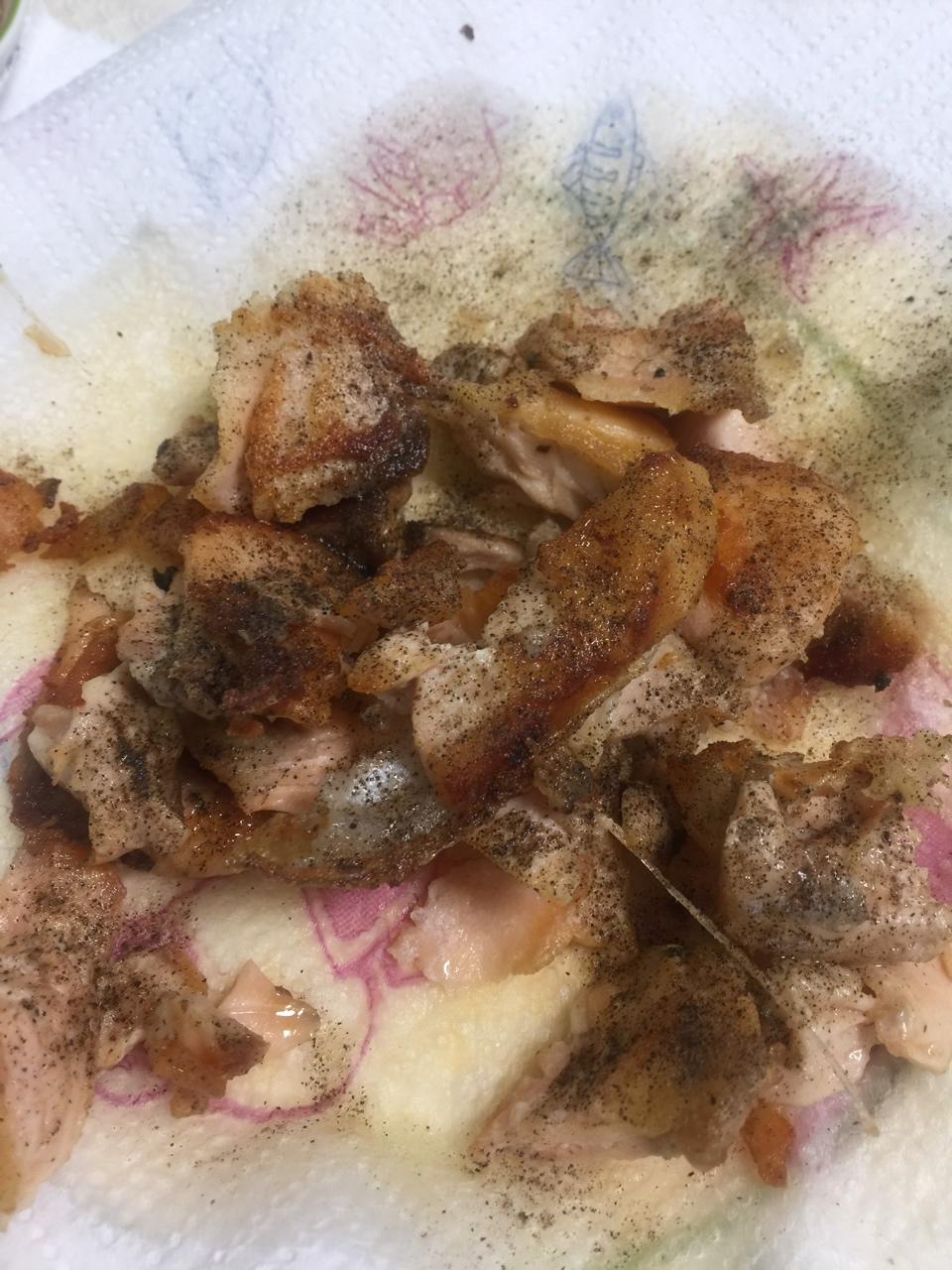 烤三文鱼头