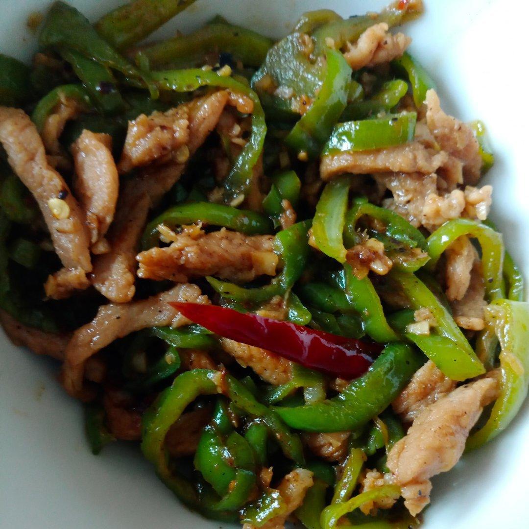 青椒炒肉丝