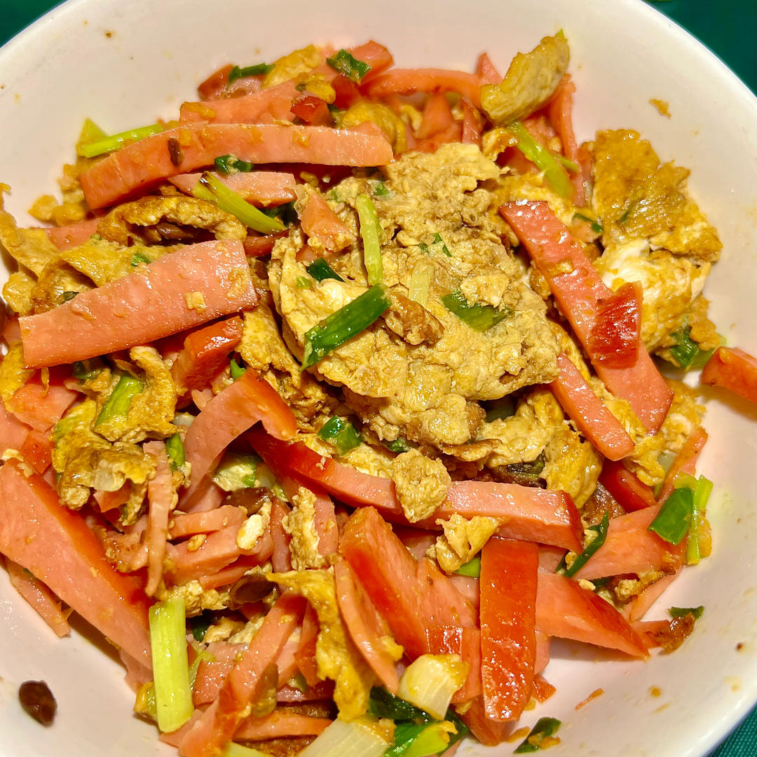 大酱炒鸡蛋（超级下饭菜）